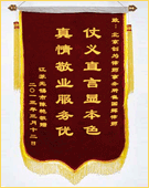 锦旗：仗义直言显本色